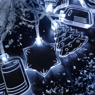 Изображение №1 | Светодиодная гирлянда Fuel Up, нефть и газ