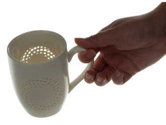 Изображение №7 | Кружка с прозрачной глазурью «Lucent» (белый)