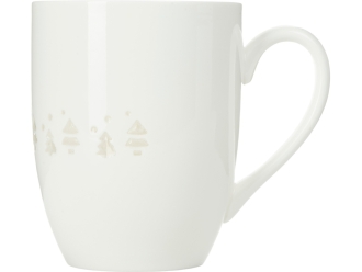 Изображение №2 | Кружка с прозрачной глазурью «Twinkling Trees» (белый)