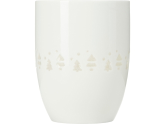 Изображение №3 | Кружка с прозрачной глазурью «Twinkling Trees» (белый)