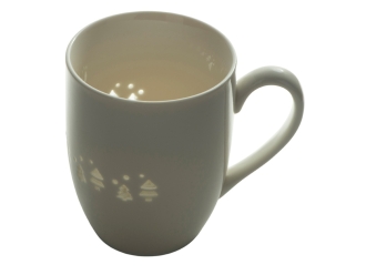 Изображение №8 | Кружка с прозрачной глазурью «Twinkling Trees» (белый)