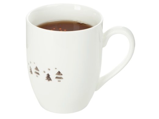Изображение №4 | Кружка с прозрачной глазурью «Twinkling Trees» (белый)
