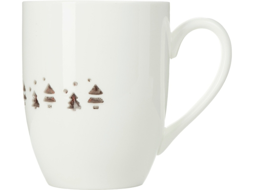 Изображение №5 | Кружка с прозрачной глазурью «Twinkling Trees» (белый)