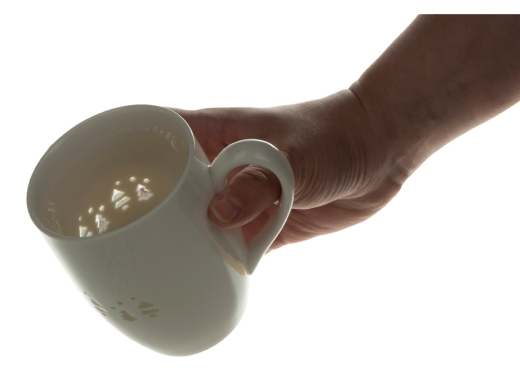 Изображение №10 | Кружка с прозрачной глазурью «Twinkling Trees» (белый)