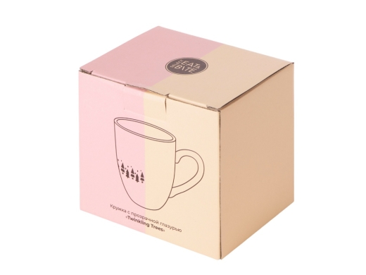 Изображение №11 | Кружка с прозрачной глазурью «Twinkling Trees» (белый)