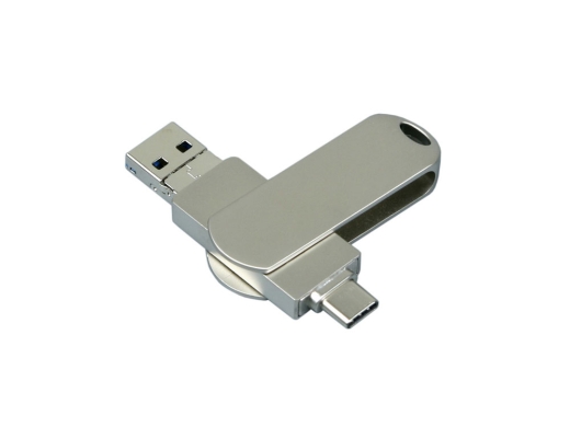 Изображение №1 | USB 3.0-флешка на 32 Гб для айфона 3 в 1 32Gb (серебристый)