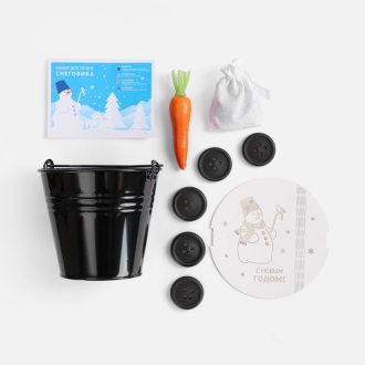 Изображение №3 | Набор для лепки снеговика «Все по-взрослому», без шарфа