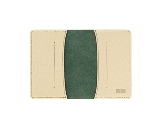 Изображение №2 | Обложка для паспорта Valerie Concept (зеленый/бежевый)