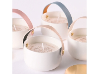 Изображение №3 | Свеча Valerie Concept (белый/бежевый)