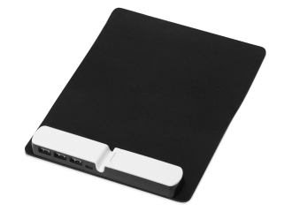 Изображение №2 | Коврик для мыши со встроенным USB-хабом «Plug» (черный/белый)