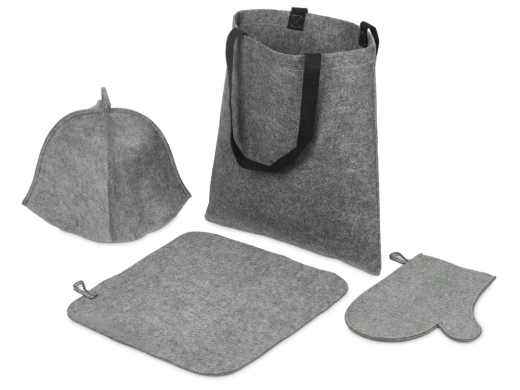 Изображение №1 | Набор для бани и сауны «Healing» (серый графит)