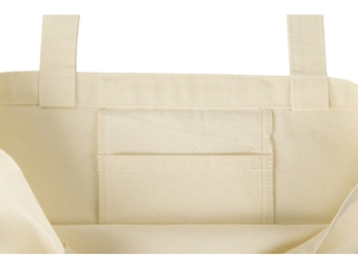 Изображение №7 | Сумка «Levy» хлопковая с широким дном, 240 г/м2 (натуральный)