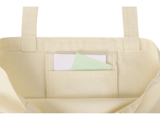 Изображение №8 | Сумка «Levy» хлопковая с широким дном, 240 г/м2 (натуральный)