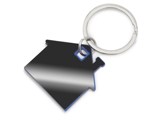 Изображение №1 | Брелок «SteelPop House» (цвет вороненой стали/синий)