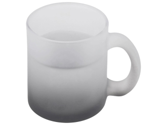 Изображение №5 | Стеклянная матовая кружка с градиентом для сублимации «Омбре» (черный)