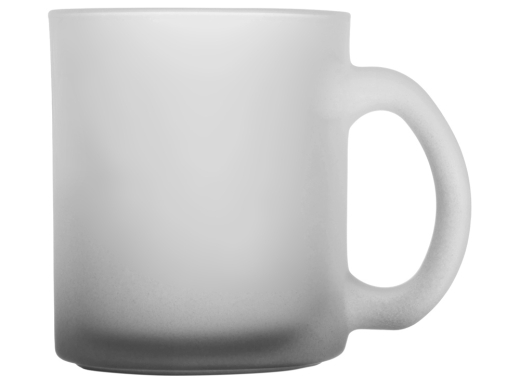 Изображение №2 | Стеклянная матовая кружка с градиентом для сублимации «Омбре» (черный)