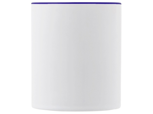 Изображение №4 | Керамическая кружка со стеклянной ручкой для сублимации «Charm» (белый, синий)