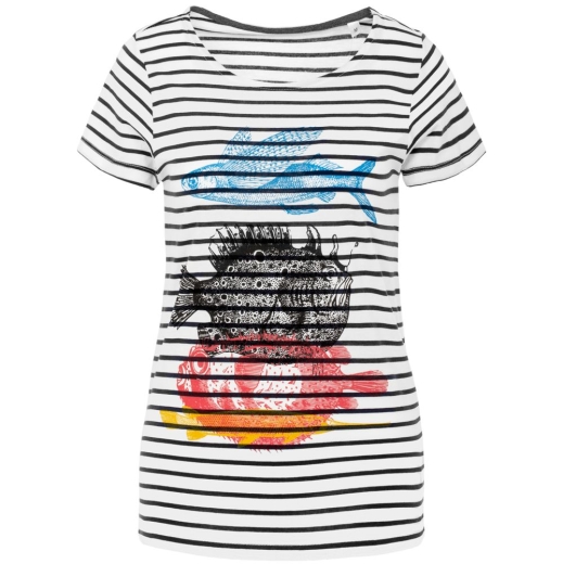 Изображение №1 | Футболка женская «Морские обитатели», размер S