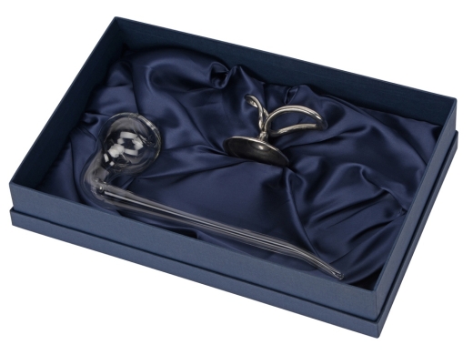 Изображение №2 | Рюмка  «Трубка мира» (прозрачный, серебристый)