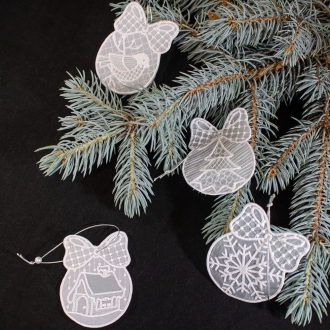 Изображение №1 | Набор подвесок «Зимние узоры»