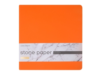 Изображение №2 | Еженедельник с каменной бумагой А5+ «Carrara» (оранжевый)