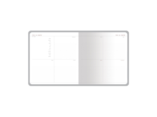 Изображение №8 | Еженедельник с каменной бумагой А5+ «Carrara» (оранжевый)