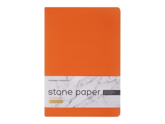 Изображение №2 | Тетрадь с каменной бумагой А5 «Carrara» (оранжевый)