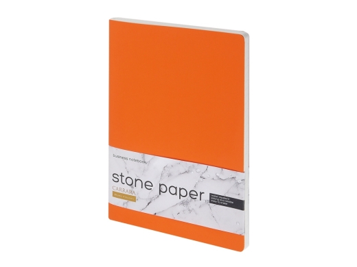 Изображение №1 | Тетрадь с каменной бумагой А5 «Carrara» (оранжевый)