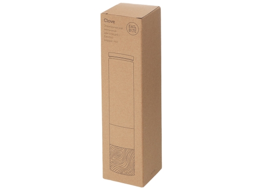 Изображение №6 | Электрическая мельница для специй, на батарейках «Clove» (серебристый, коричневый)