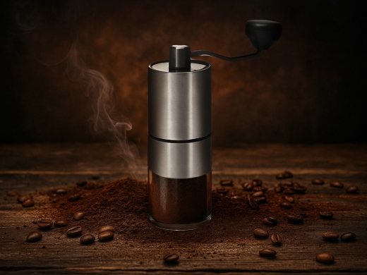 Изображение №10 | Механическая кофемолка «Alegría» (серебристый)