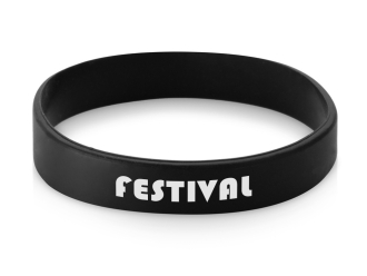 Изображение №1 | Силиконовый браслет «Forest» (черный)