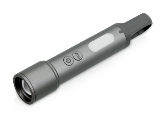 Изображение №1 | Фонарь аккумуляторный с регулируемым фокусом «Vortez», 9 режимов, 650 Лм (темно-серый)