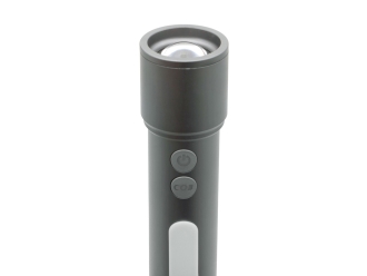 Изображение №6 | Фонарь аккумуляторный с регулируемым фокусом «Vortez», 9 режимов, 650 Лм (темно-серый)