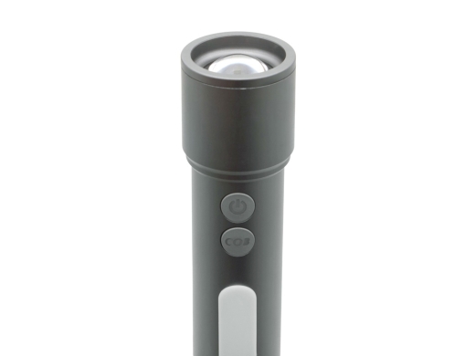 Изображение №6 | Фонарь аккумуляторный с регулируемым фокусом «Vortez», 9 режимов, 650 Лм (темно-серый)