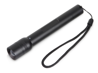 Изображение №1 | Фонарь на батарейках с регулируемым фокусом «Wand», IPX7, 250 Лм (черный)