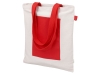Изображение №1 | Сумка для покупок «Тема» 280 г из переработанных материалов (натуральный/красный)