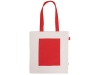 Изображение №4 | Сумка для покупок «Тема» 280 г из переработанных материалов (натуральный/красный)