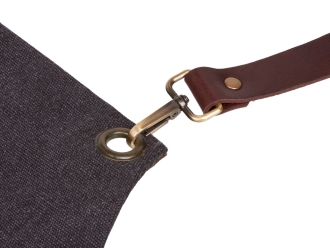 Изображение №11 | Фартук из канваса с карманами (черный/темно-коричневый)