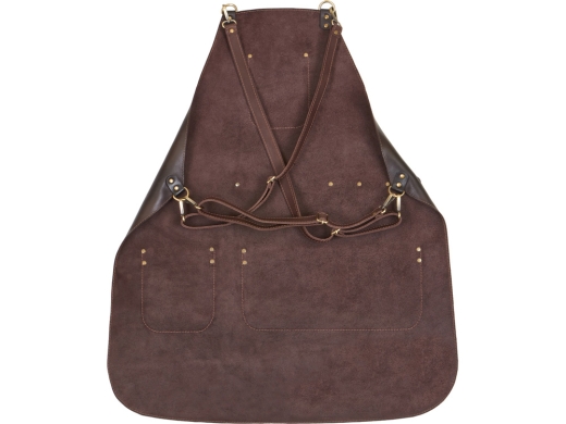 Изображение №7 | Фартук из натуральной кожи (темно-коричневый)