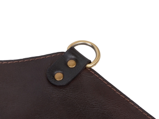 Изображение №10 | Фартук из натуральной кожи (темно-коричневый)