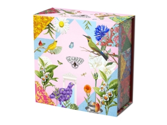 Изображение №3 | Подарочный набор c купажами чая и сладостями «Весенние птицы» (мультиколор)