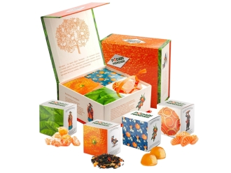 Изображение №2 | Подарочный набор с чаем и сладостями «ПодариМандари» (мультиколор)