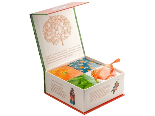 Изображение №4 | Подарочный набор с чаем и сладостями «ПодариМандари» (мультиколор)