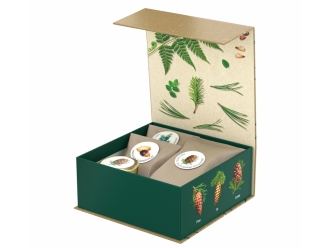 Изображение №1 | Подарочный набор c чаем «С сосновым годом!» (мультиколор)