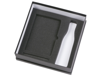 Изображение №3 | Подарочный набор «COLOR IT» c блокнотом, ручкой и термобутылкой гибкая обложка (оранжевый)