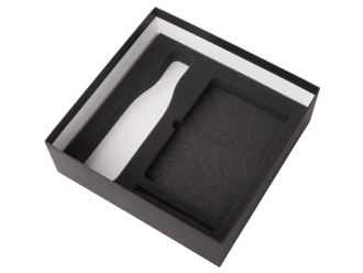 Изображение №6 | Подарочный набор «COLOR IT» c блокнотом, ручкой и термобутылкой гибкая обложка (оранжевый)