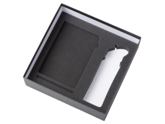 Изображение №3 | Подарочный набор c блокнотом C1, ручкой и бутылкой гибкая обложка (оранжевый)