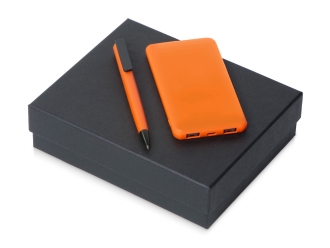 Изображение №1 | Подарочный набор «COLOR IT» c ручкой и повербанком 5000 mAh (оранжевый)