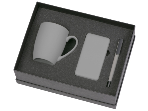 Изображение №2 | Подарочный набор «COLOR IT» c кружкой, ручкой и повербанком 5000 mAh (серый)