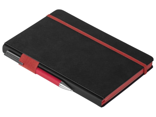 Изображение №3 | Бизнес блокнот «Bossy» с ручкой (черный, красный)